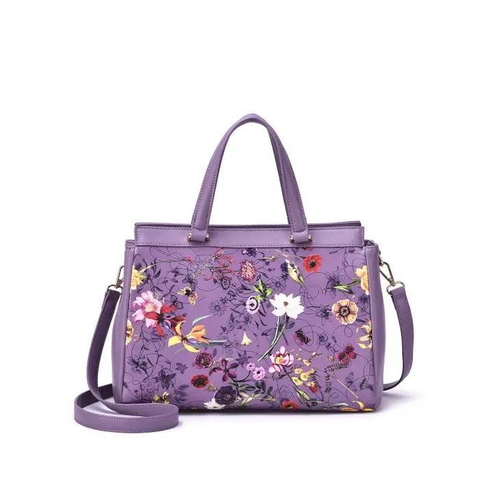 Mellow World Stellan Floral Print Satchel- Multiple Color Choices
