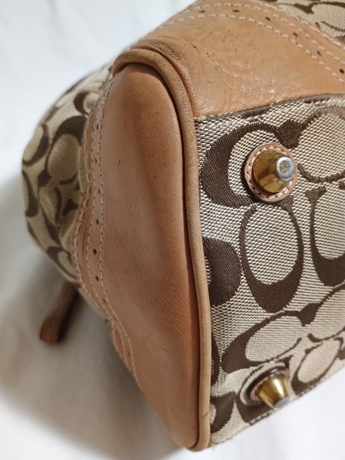 HUGE Coach Hampton Horsebit Satchel Tote XL🏵19 x 10 x 6 Handbag 10537 + Hangtag