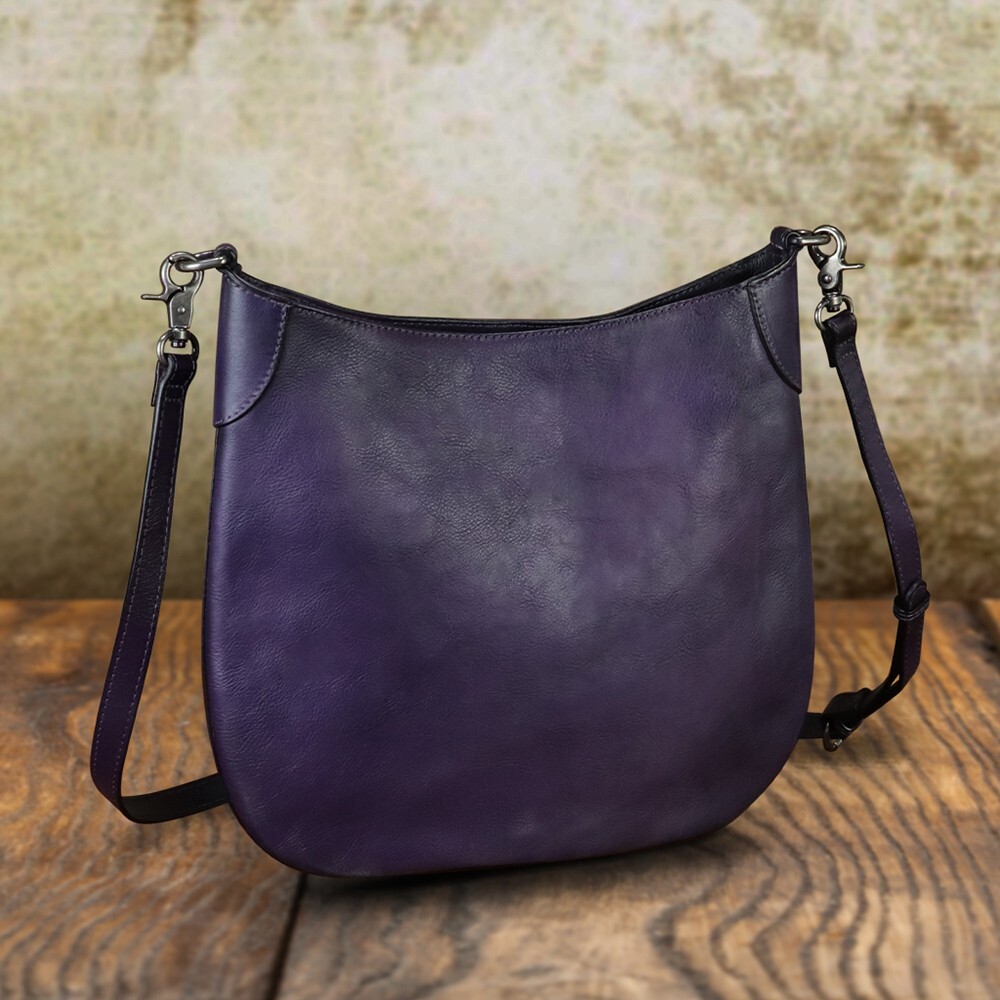 Genuine Leather Purses for Women Vintage Shoulder Bag Crossbody Tote Bag Satchel