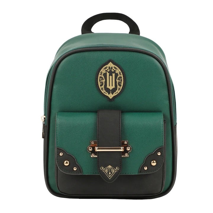 Bioworld Wicked Emerald City Green And Black Mini Backpack