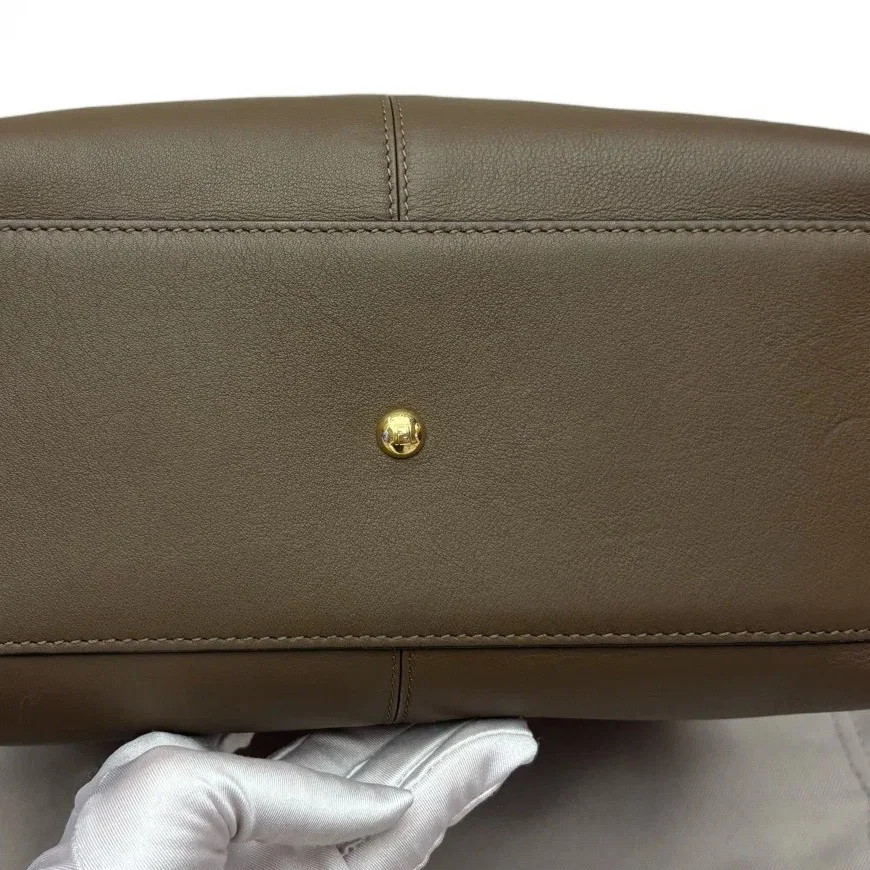 Fendi Peekaboo X Lite Medium Dark Grey Calfskin (aa072326n0r)