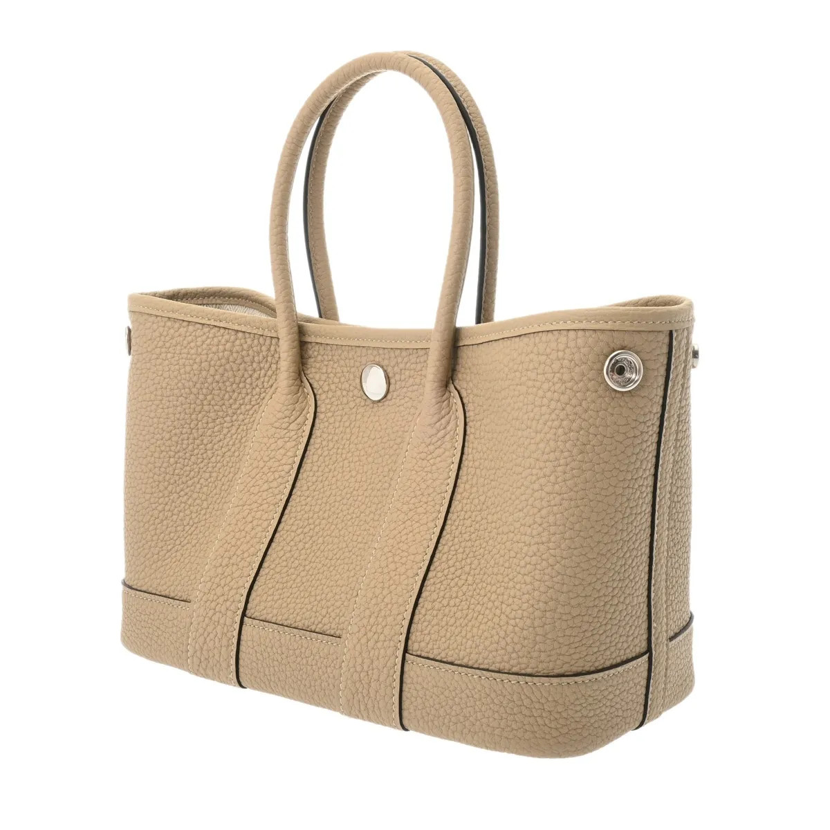 Hermes Garden Party Handbag Negonda Leather #WB4711