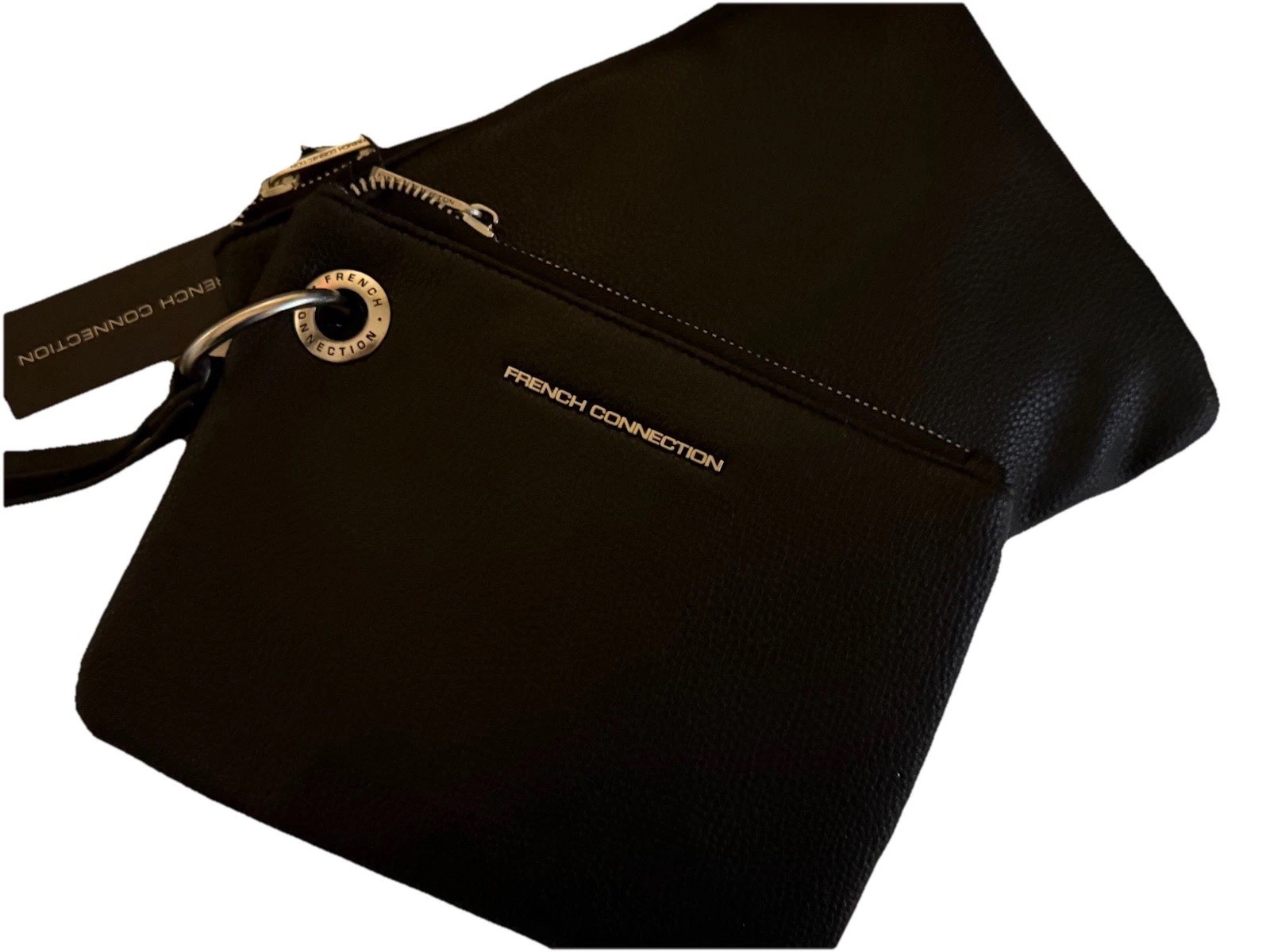 CLEARANCE: Wristlet French Connection Lara Pebble Double Slim Pouches