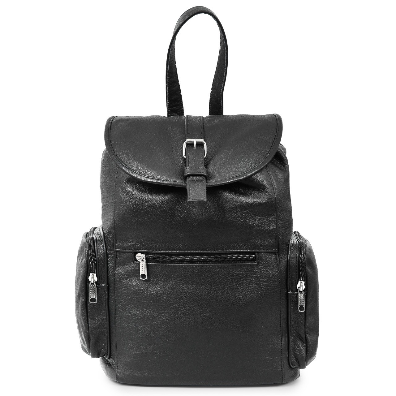 HL80510BLACK – Leather Backpack Handcrafted
