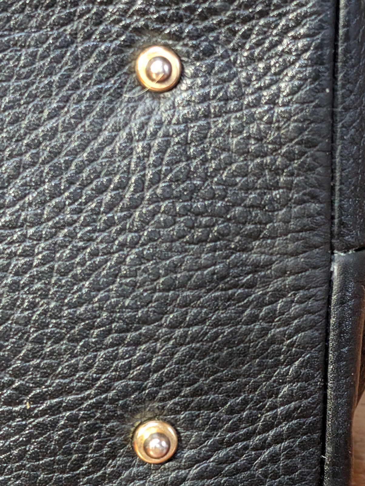 Dooney & Bourke Black Leather Dome Satchel Crossbody Bag Triple Zip-FREE Ship
