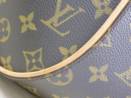LOUIS VUITTON Ellipse MM Hand Bag M51126 Monogram Leather Brown LV Auth From JPN