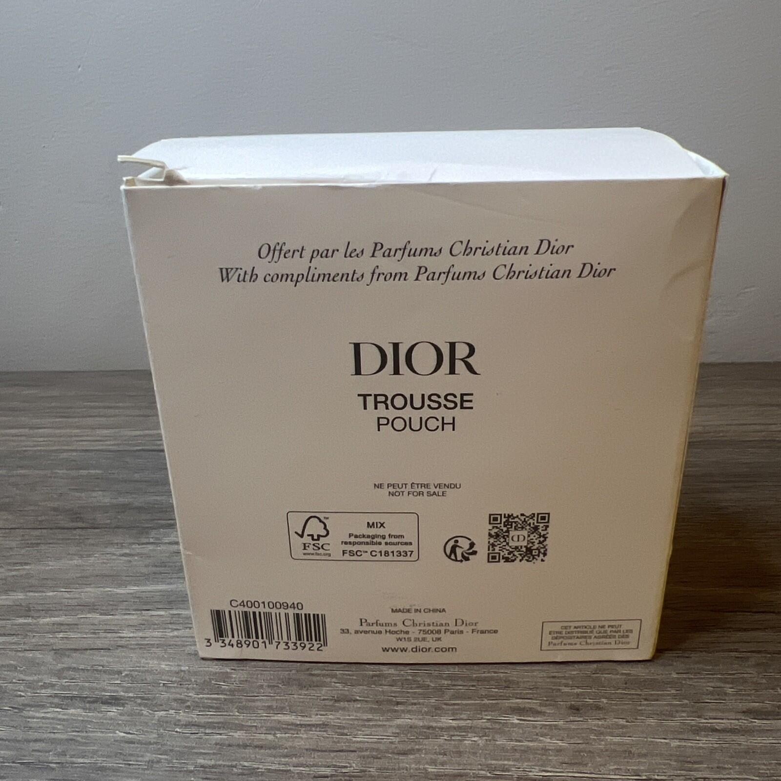 Dior Gold Trousse Pouch Bag With Lip Addict Maximizer 002 Opal, Miss Dior Dabber