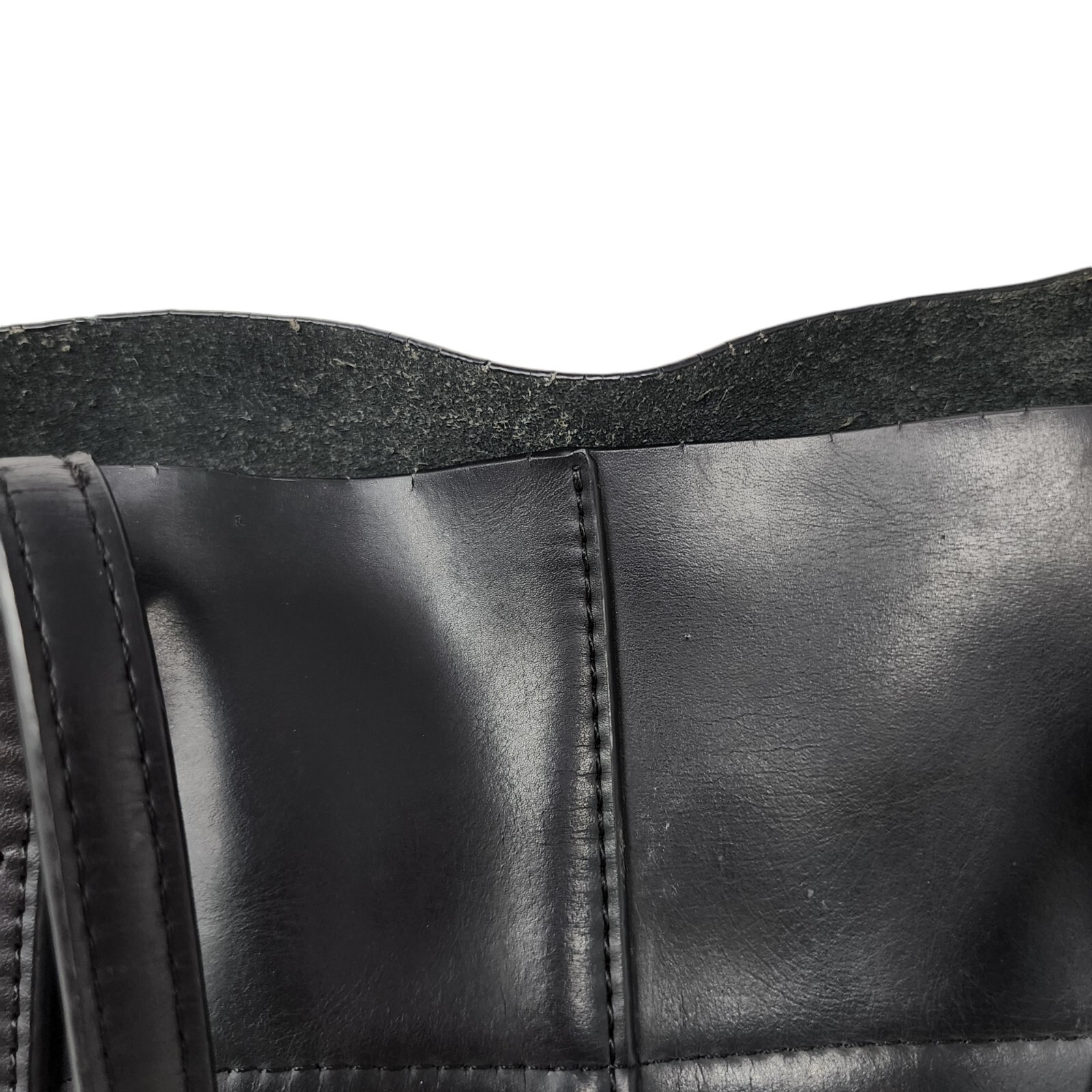 Jack & Chris Buffalo Leather Black Women’s Tote Purse Large 15 x 16 x 6