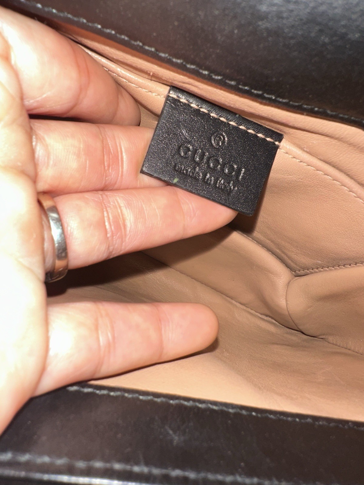 Gucci queen margaret Pearl Studded Bag