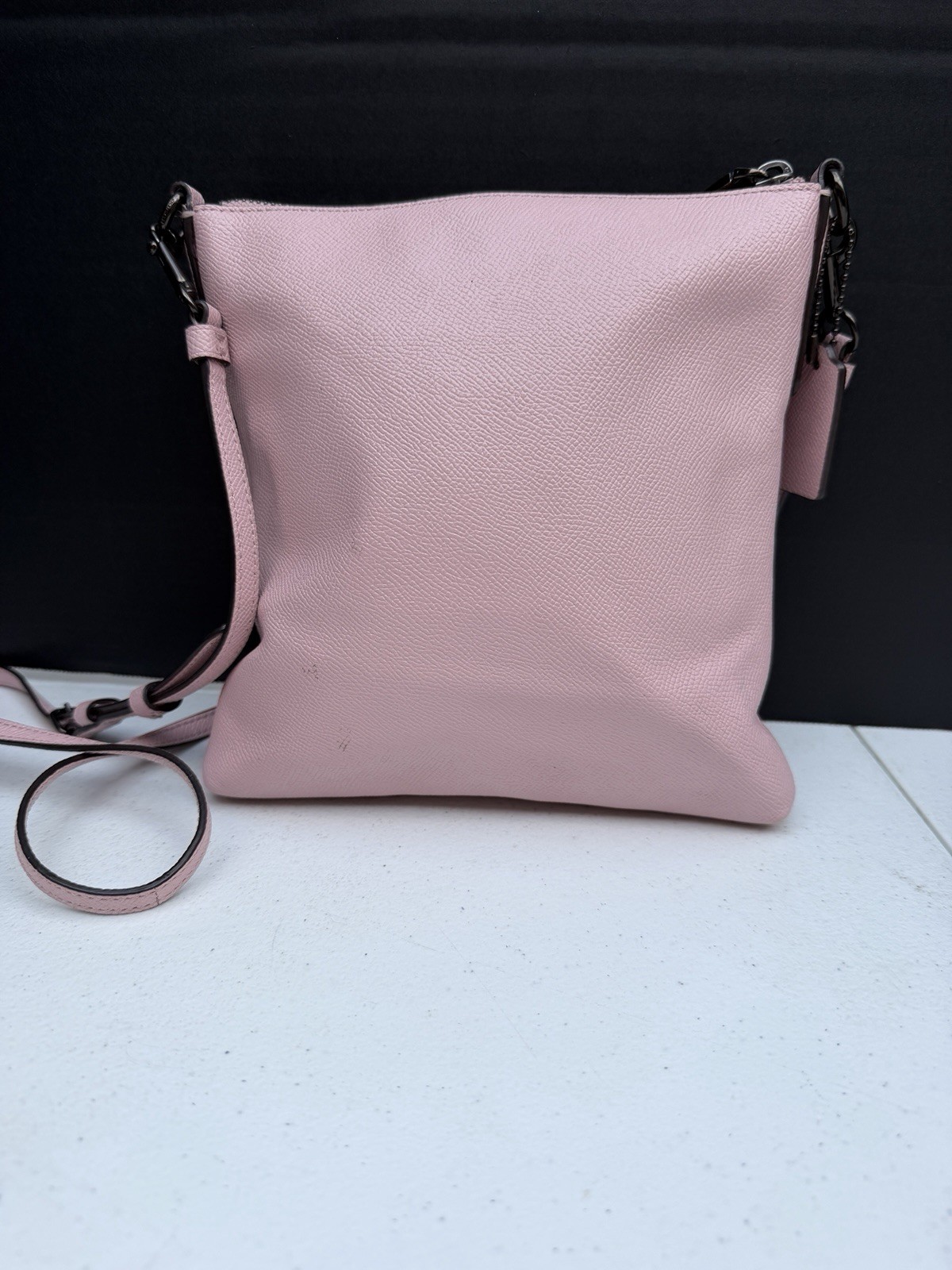 Coach Kitt Messenger Crossbody 41320 – Blush Pink Leather – Excellent