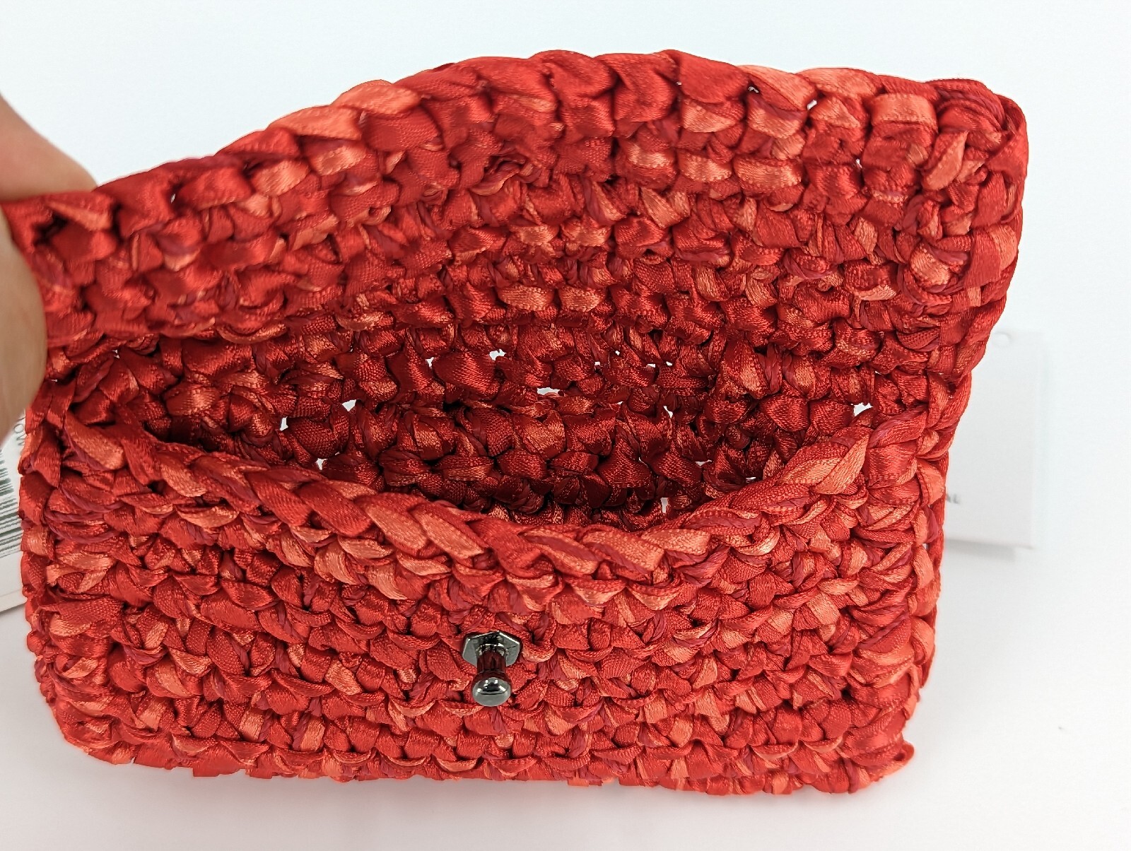 Catarina Mina Mini Sac Bag Flower Passion Red , for Credit Cards , Money , Coins