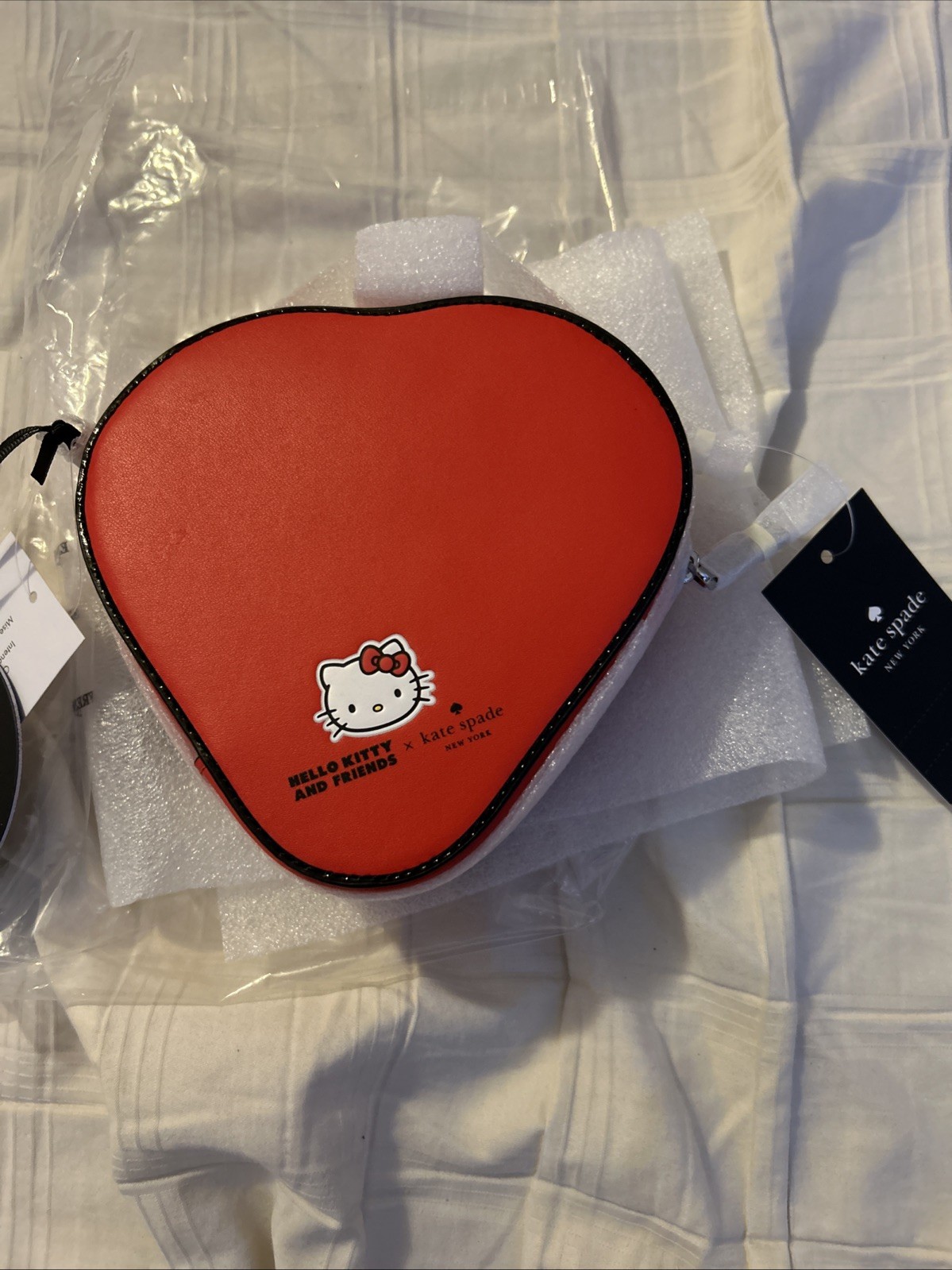 Hello Kitty x Kate Spade NY 3D Strawberry Mini Crossbody Multi NWTS Ori Wp +FGt