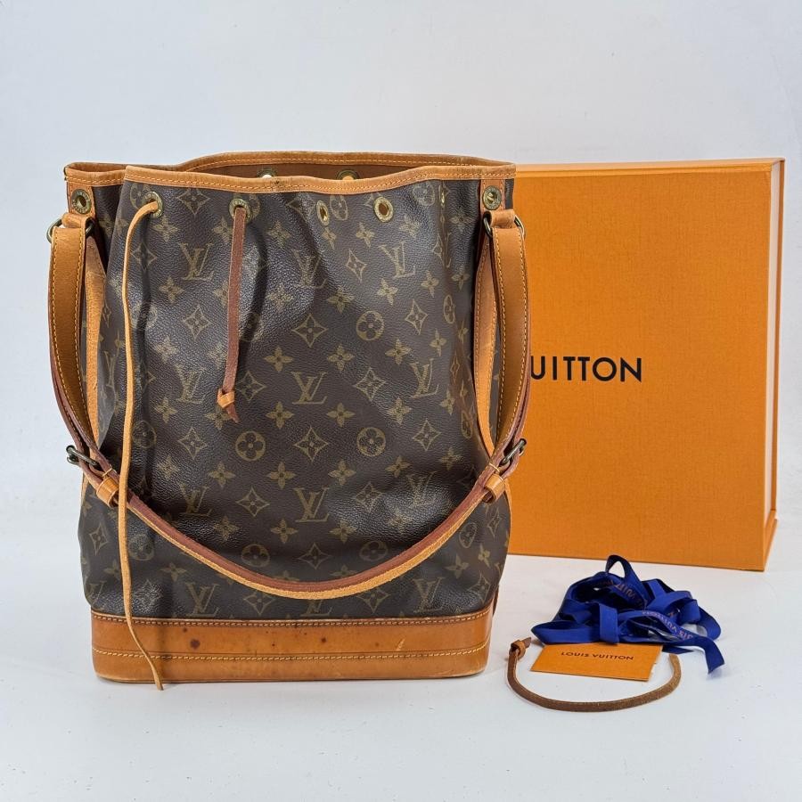 LOUIS VUITTON Bag: Noe GM M42224 Brown W26H33D19cm w/box;