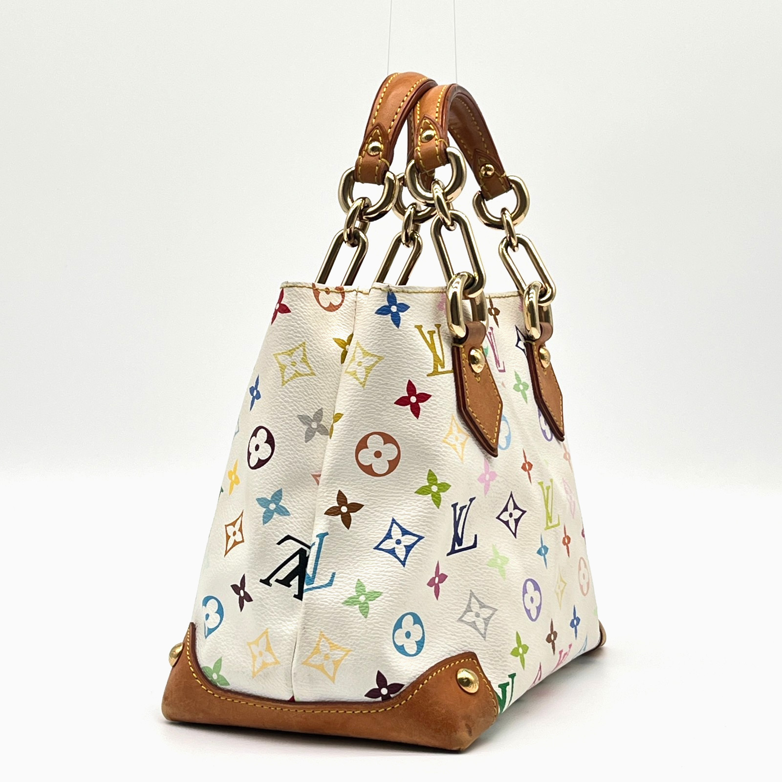 LOUIS VUITTON Audra Takashi Murakami Limited Multicolor Handbag Authentic Japan