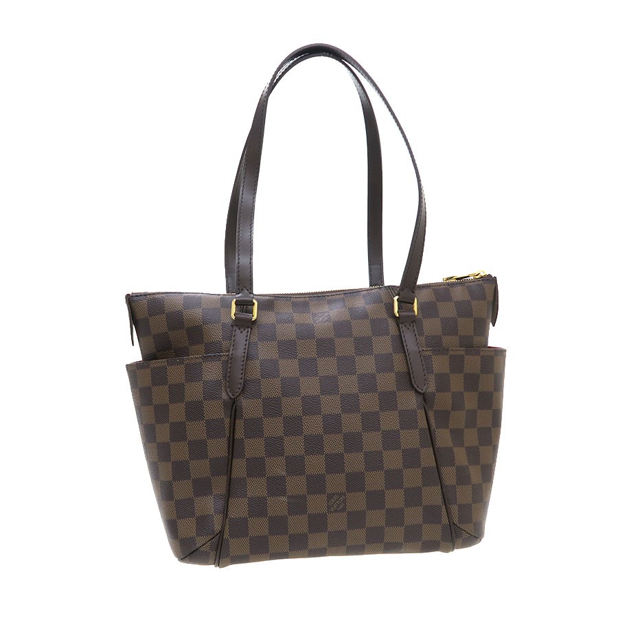 Louis Vuitton Totally PM N41282 Coated Canvas Brown Tote Bag #SAB15282