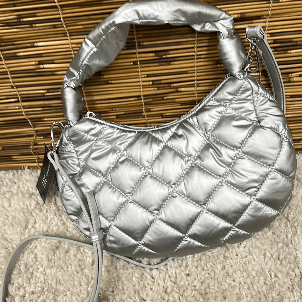 Olivya Mini Hobo Crossbody, Created for Macy’s – Dark Silver