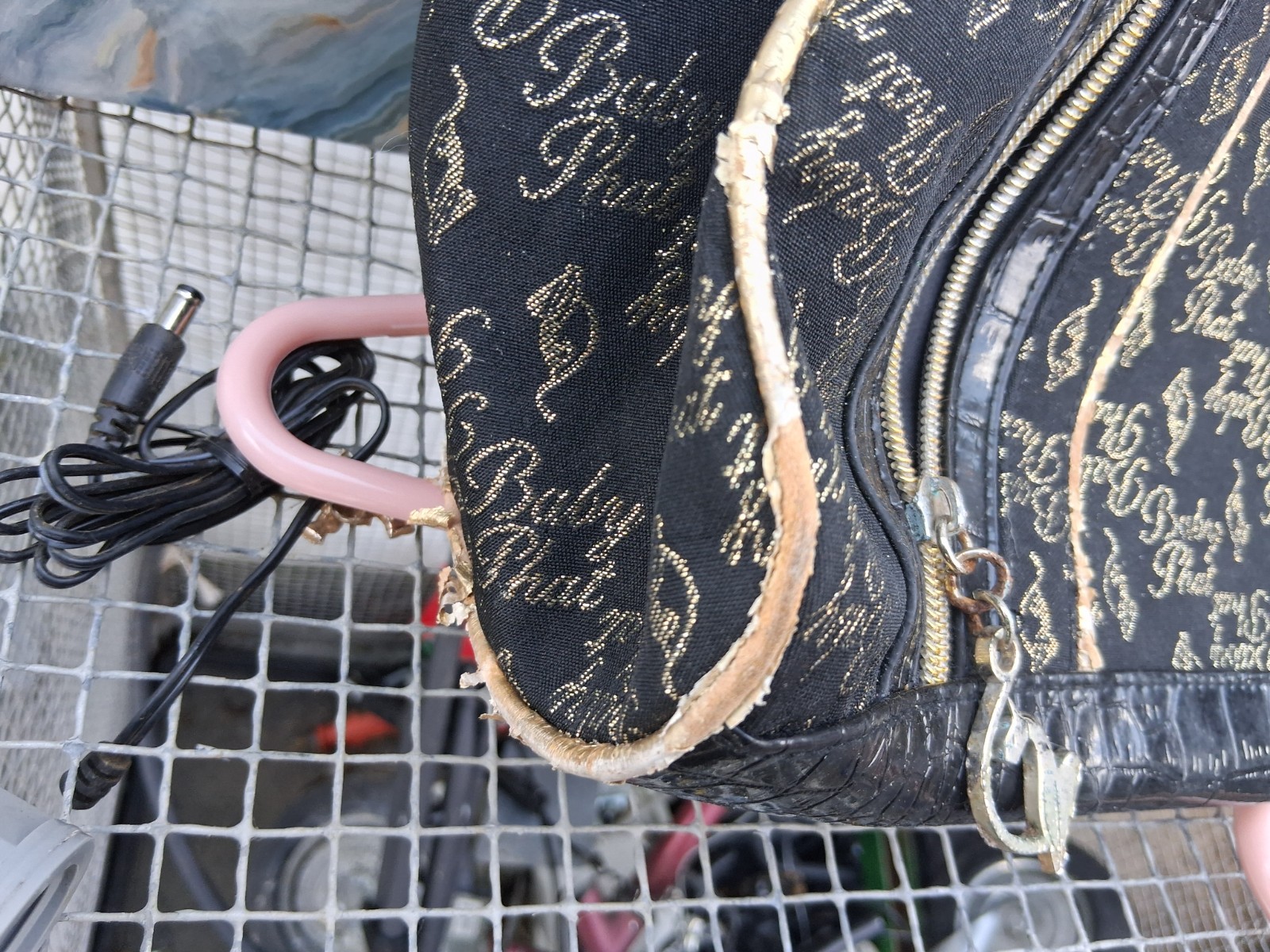 vintage Baby Phat Monogram Tote Purse