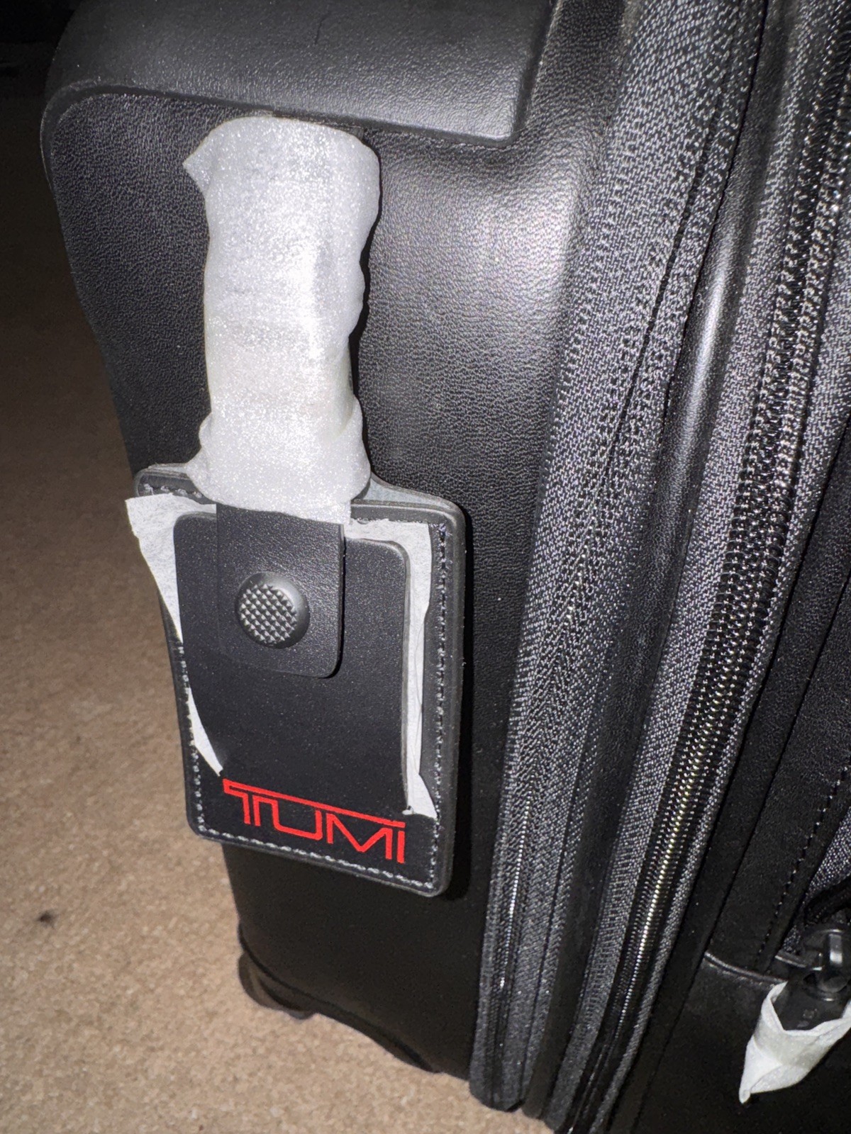 Tumi Alpha 2 Deluxe 4 Wheeled Laptop Case Brief Leather Bag 96627D2 Black