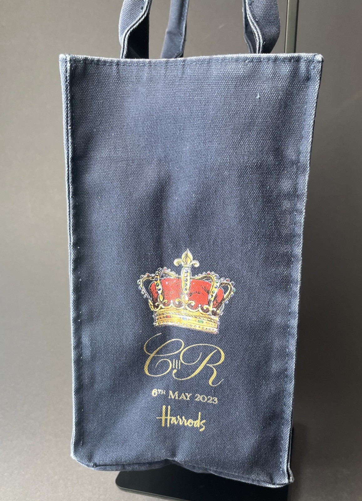 Harrods King Charles III Coronation Tote Bag