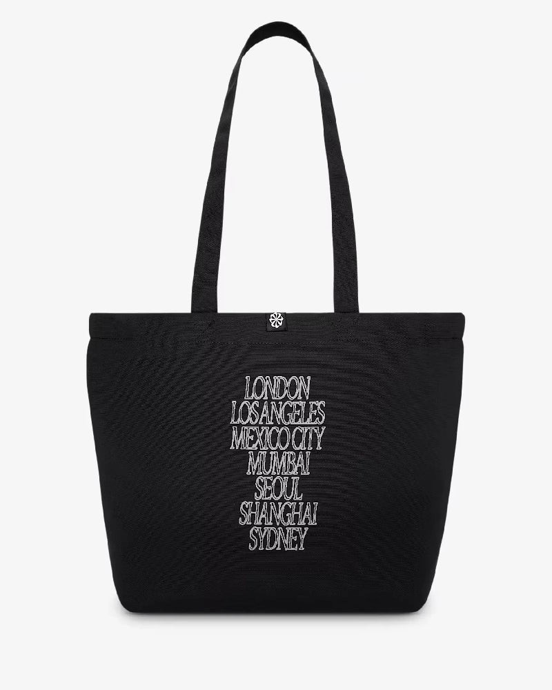 Nike Heritage 2.0 Tote Bag Travel School Shopping Black White IF8252 010 New