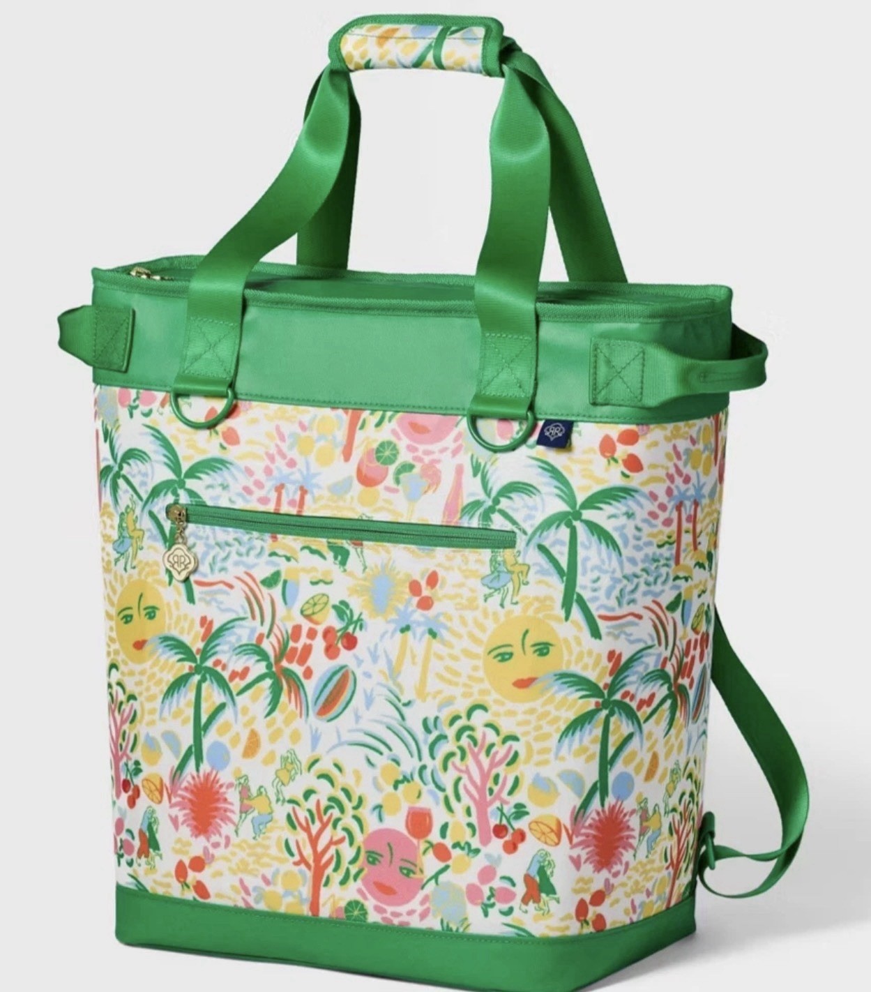Roller Rabbit x Target Insulated Cooler Backpack Tote Beach Bag Tropical Ltd Ed
