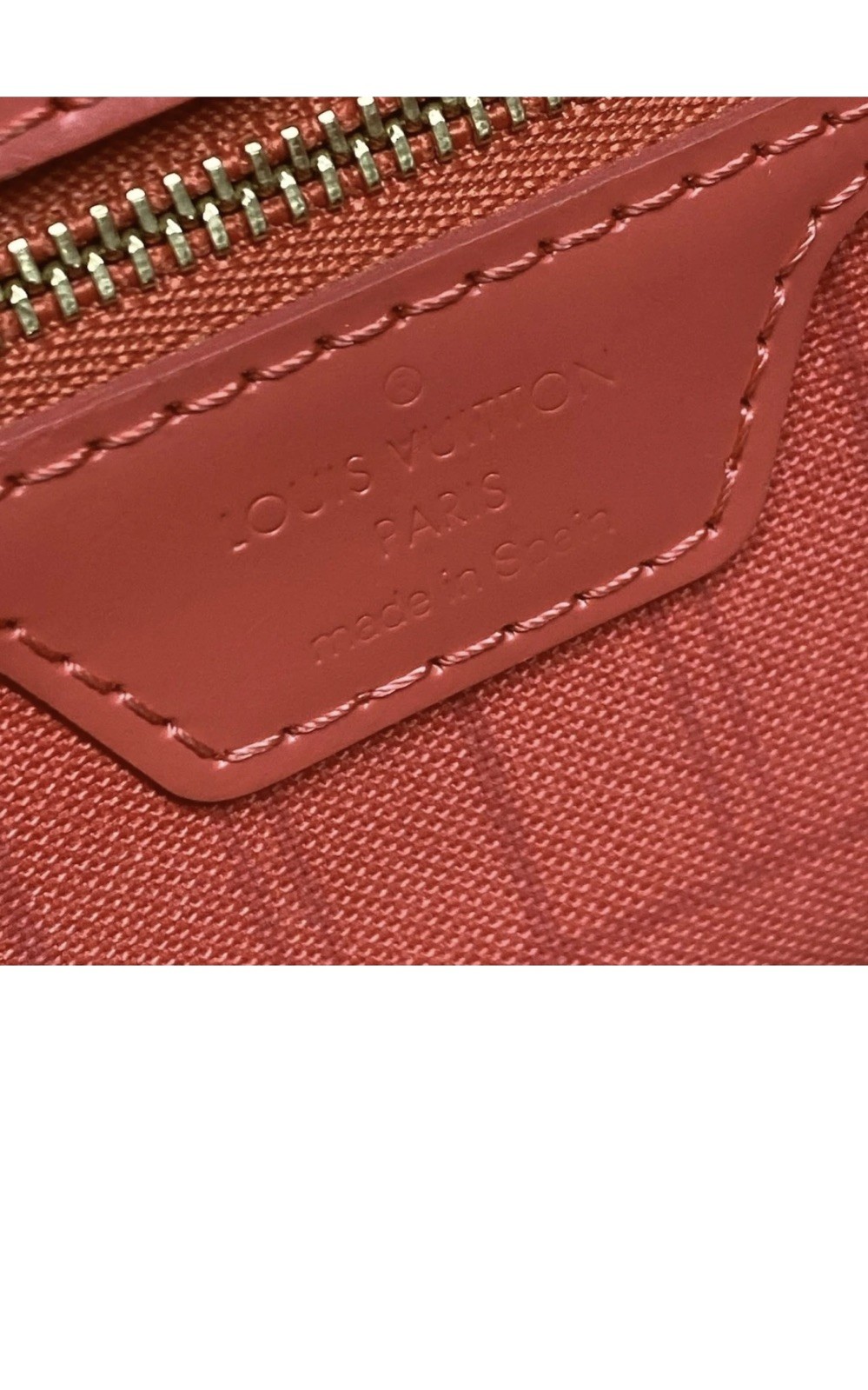 Authentic Louis Vuitton Neverfull MM Monogram Red Interior Tote Flamingo Totem