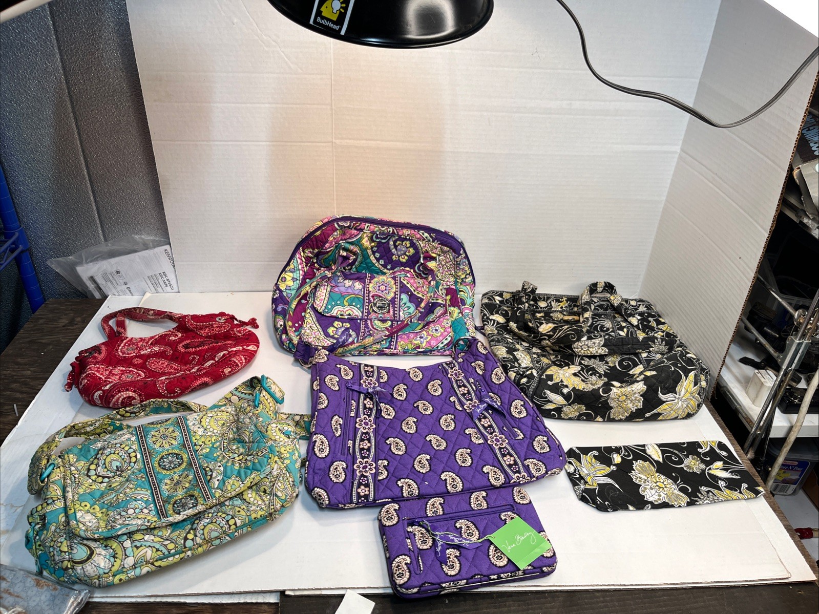 VERA BRADLEY PURSES And BAGS VARIOUS PATTERNS Lot Of 7