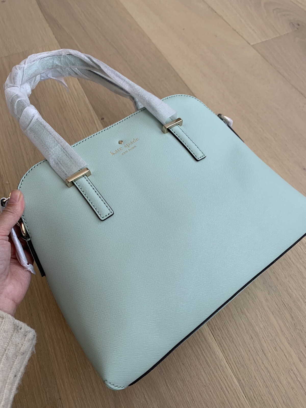 New Kate Spade Cedar Street Maise Mint Mojito Satchel Handbag Purse PXRU4471