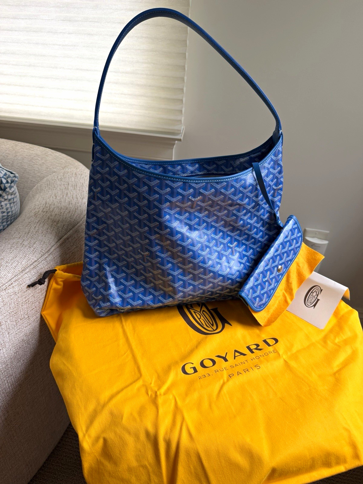 Goyard Boheme Shoulder Bag w/ Pouch, Zip Closure, new with tags