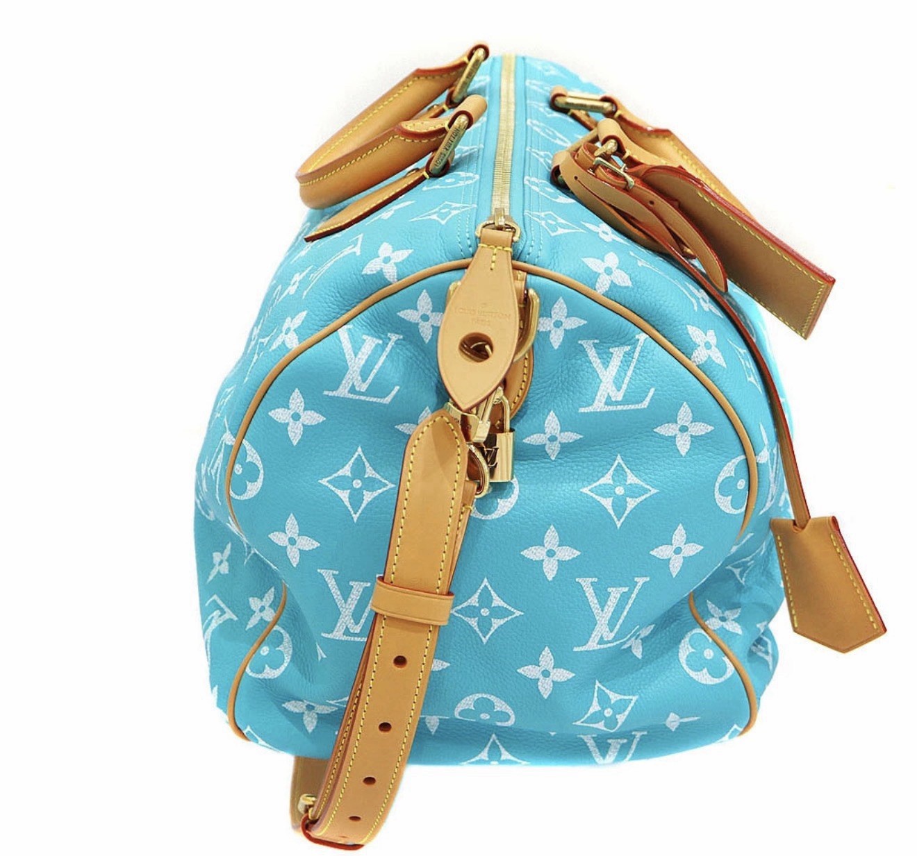 Louis Vuitton Speedy P9 Bandoulière 25 in Turquoise Refurbished Excellent