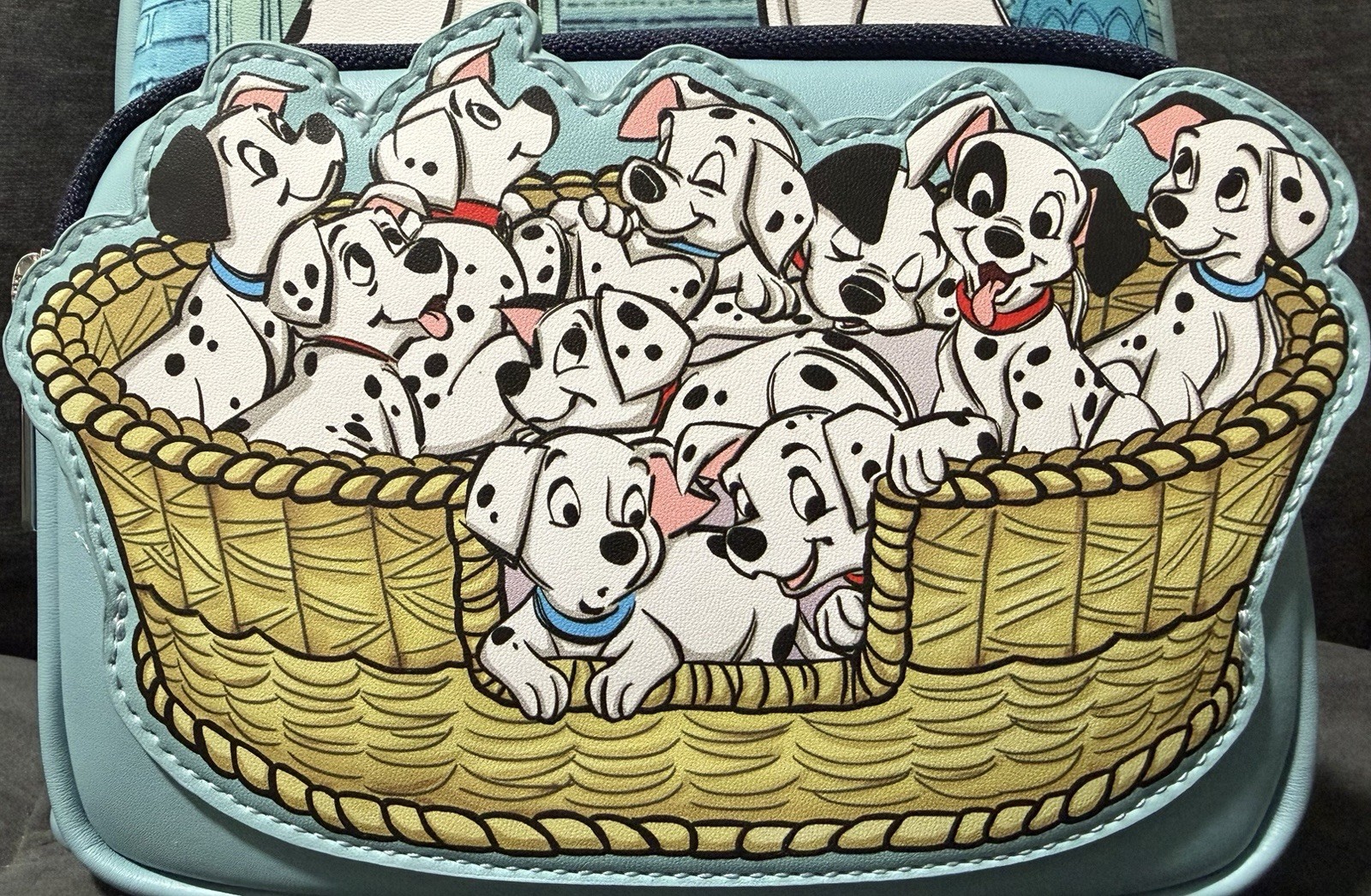 Disney Loungefly 101 Dalmatians Family Mini Backpack EUC HTF