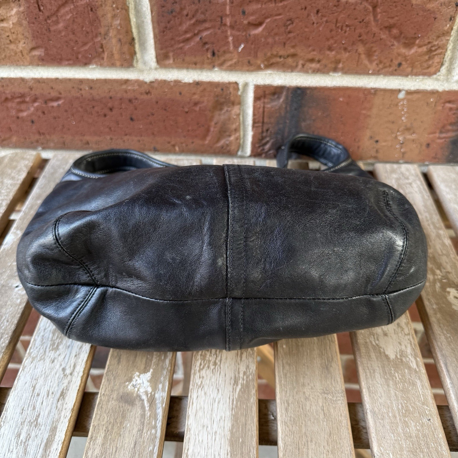 Vintage Coach Black 9219 Y2K Ergo Hobo Bag