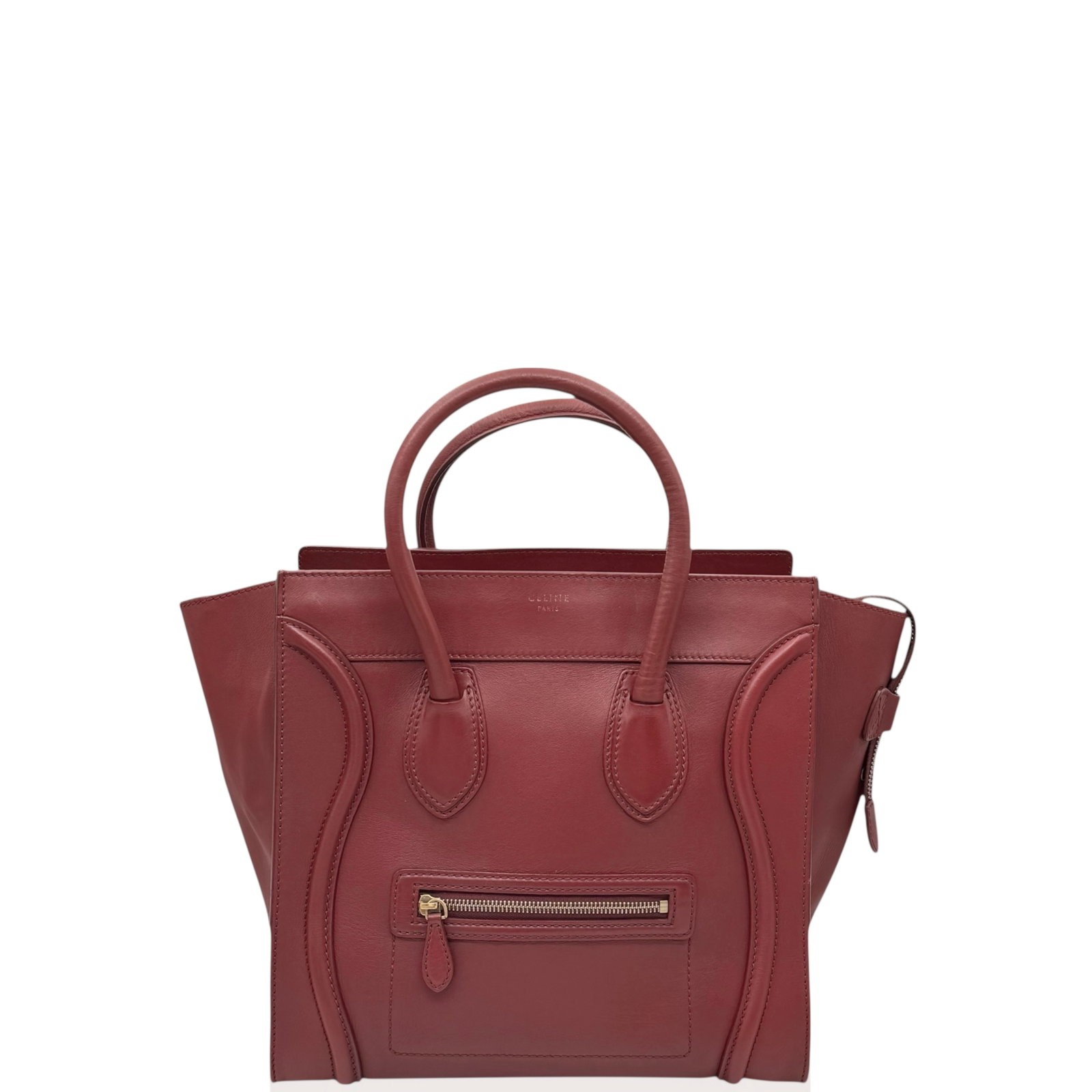 Celine Mini Luggage Red Calfskin (wc010526a3)