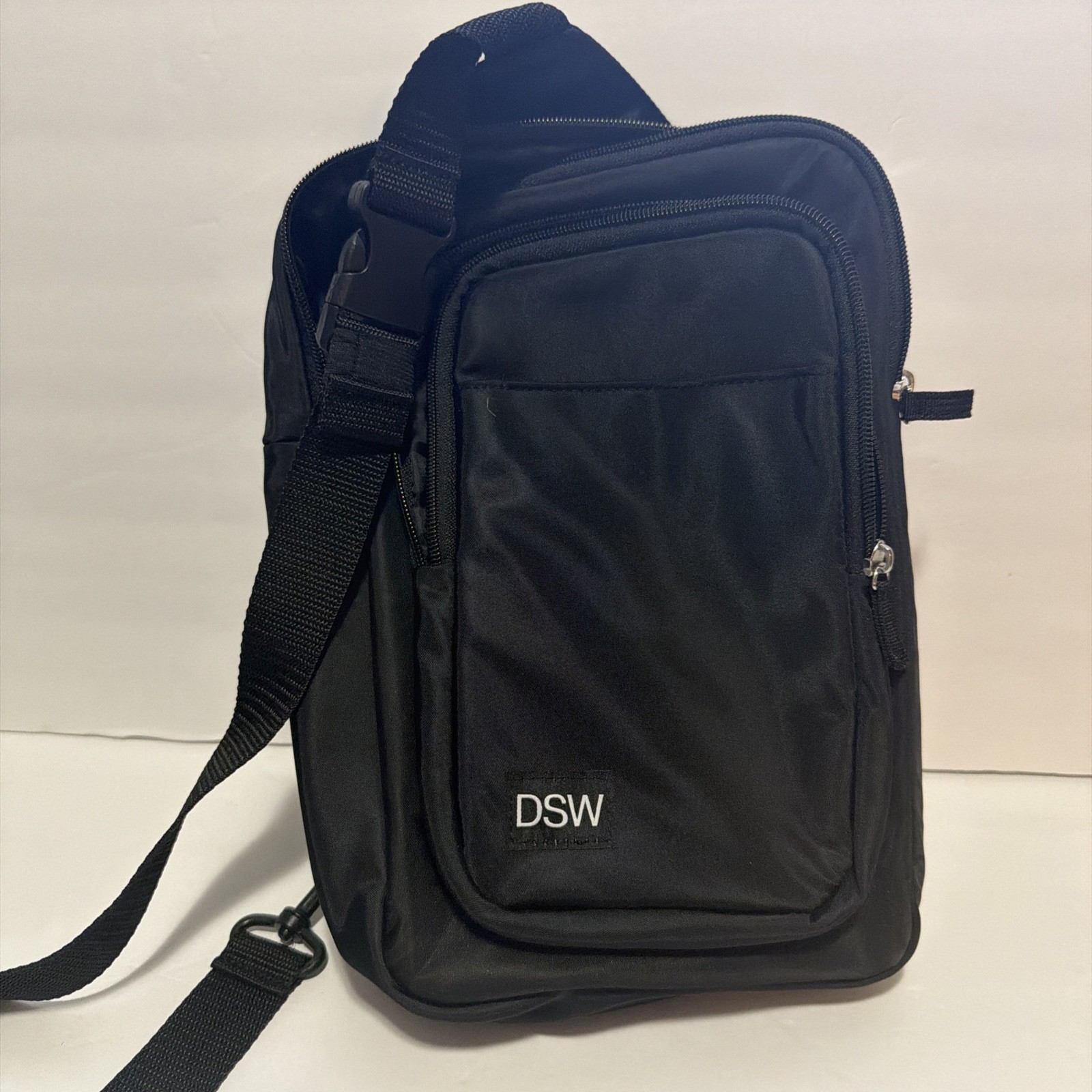 DSW Black Crossbody Bag with Adjustable Strap