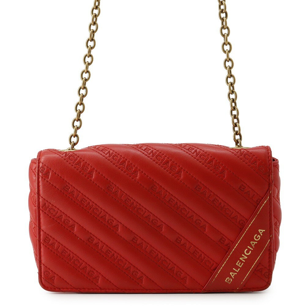 BALENCIAGA Everyday Chain Shoulder Bag 502027 Leather Crossbody Camera Bag 99