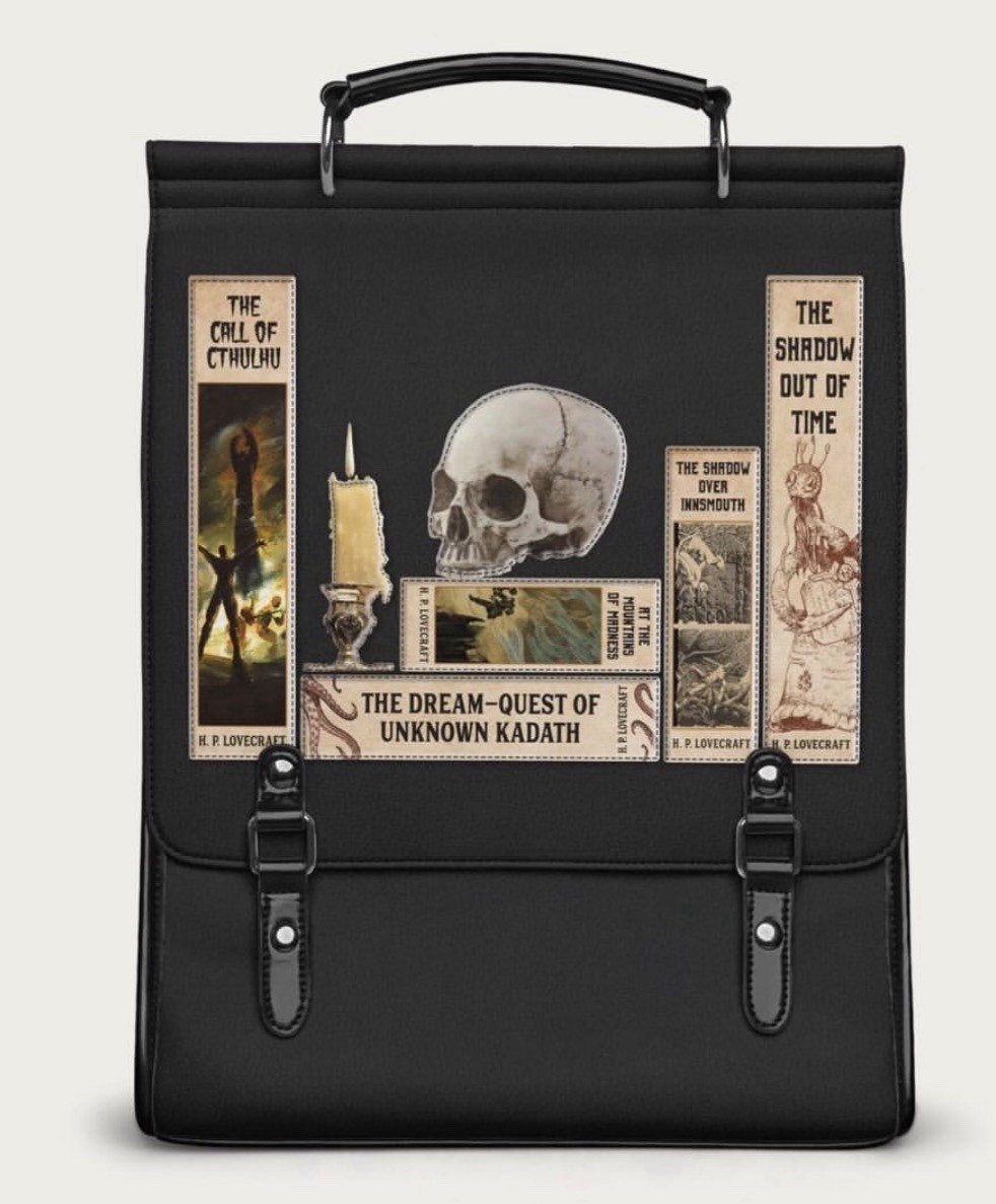 Lettoria Black Gothic Cthulhu backpack