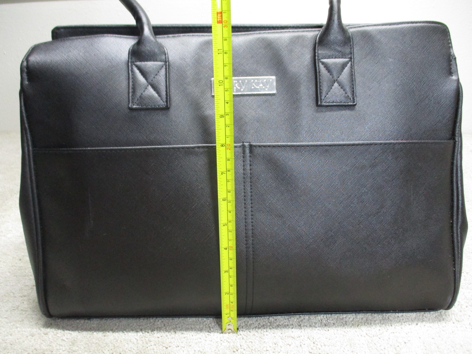 Mary Kay Consultant Black Starter Kit Tote Bag Purse Handbag W/ Samples