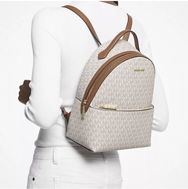Michael Kors Backpack Bag SHEILA MD BACKPACK Vanilla