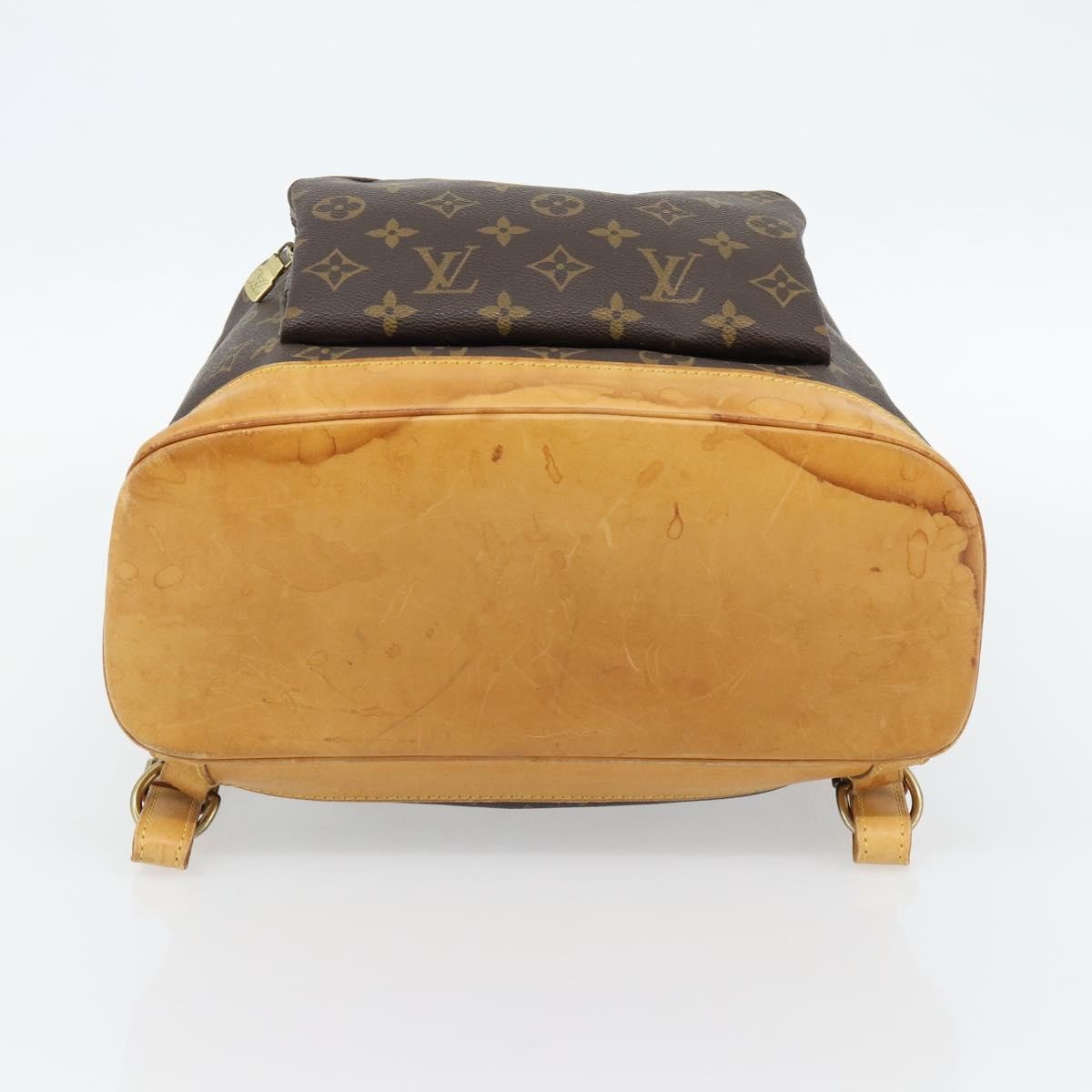 LOUIS VUITTON Monogram Montsouris GM Backpack M51135 LV Auth bs35317