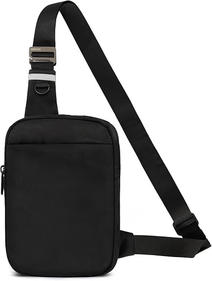 Small Sling Bag for Men and Women with RFID Pocket, Anti Theft Crossbody Chest B