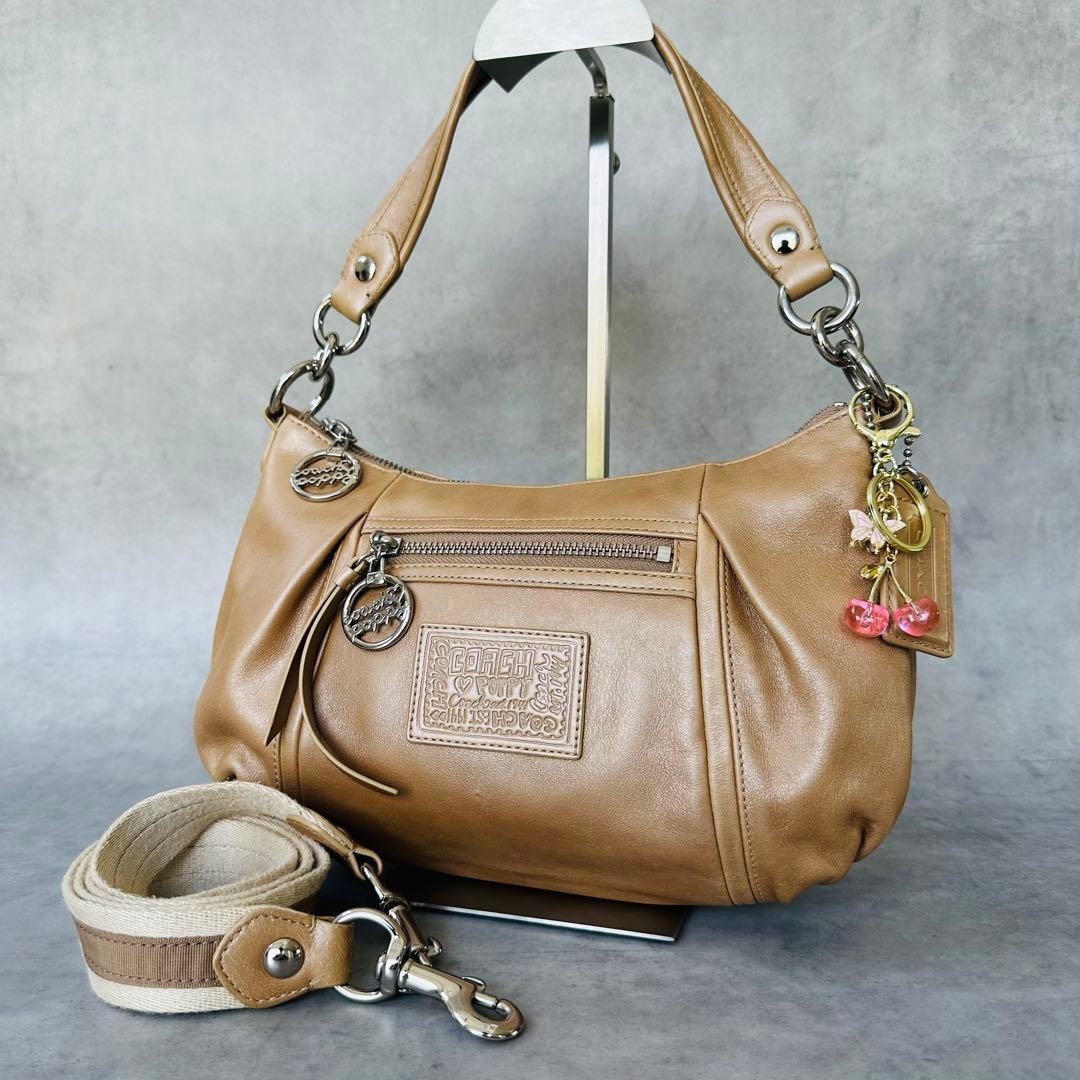 Y2K COACH POPPY Leather Legacy 2way