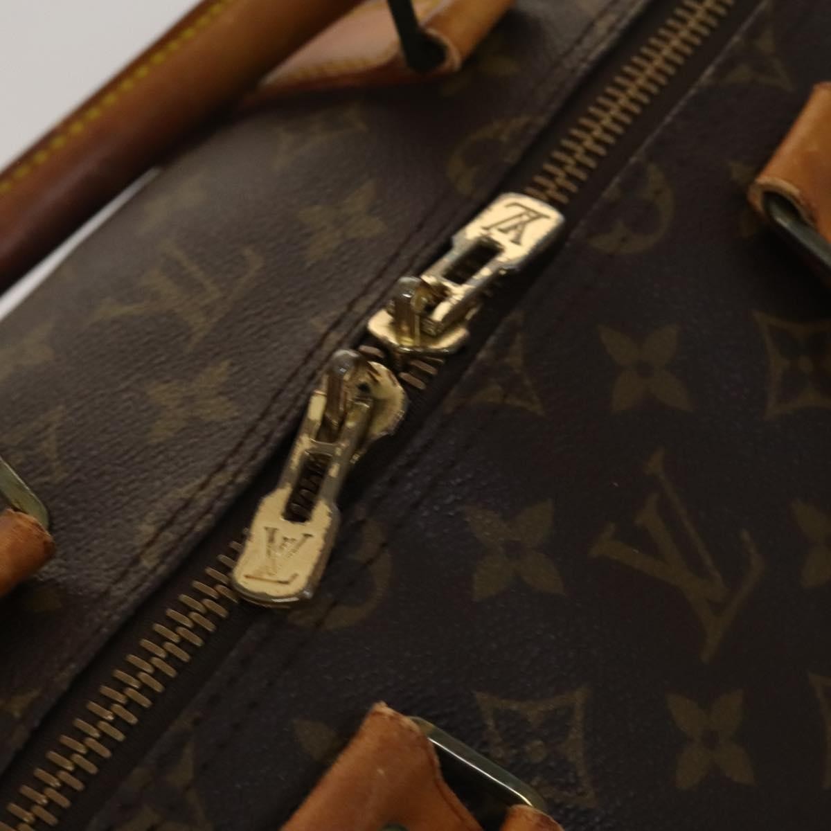 LOUIS VUITTON Monogram Keepall Bandouliere 55 Boston Bag M41414 LV Auth ac3775