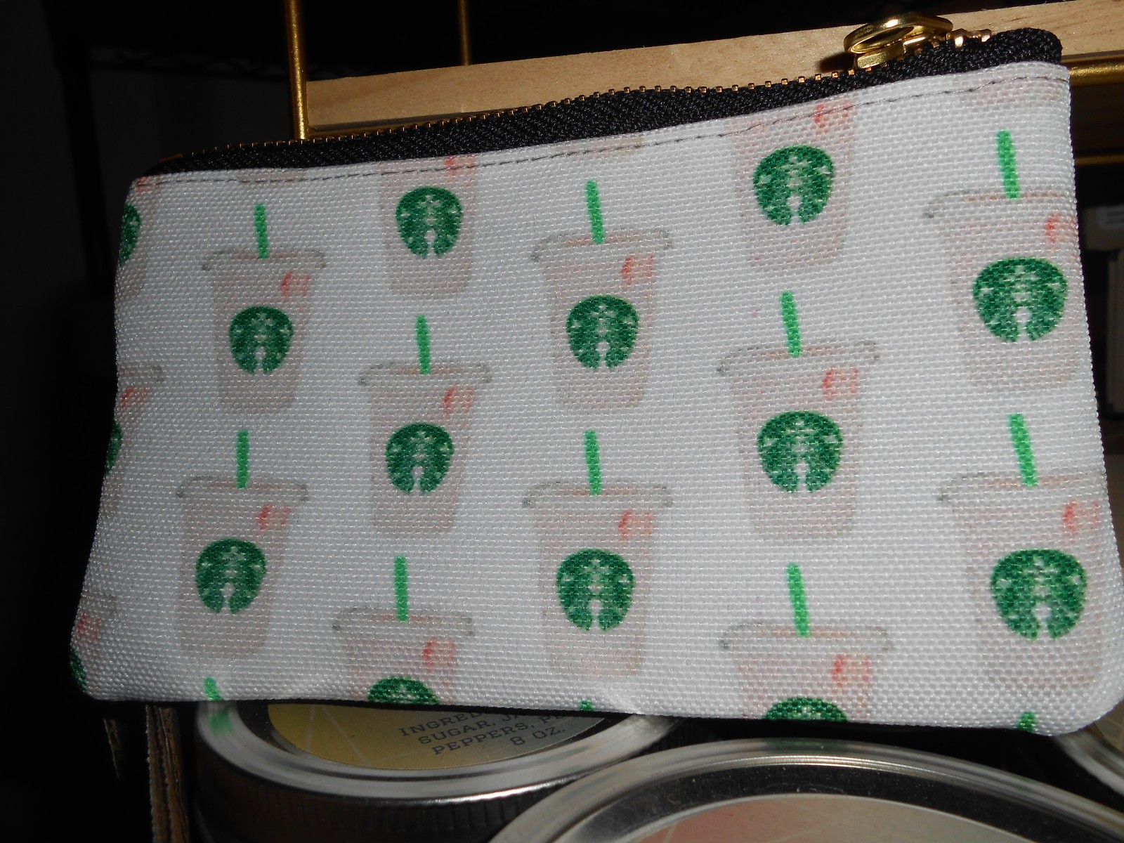 STARBUCKS LITTLE PURSE PINK/GREEN