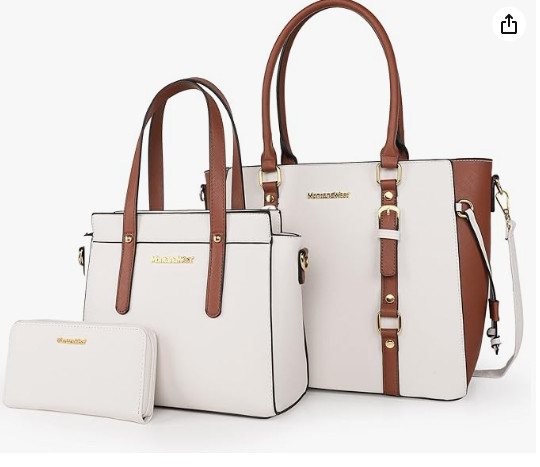 Montana West 3PCS Women Tote Bag Wallet Set Shoulder Satchel Mothers Day