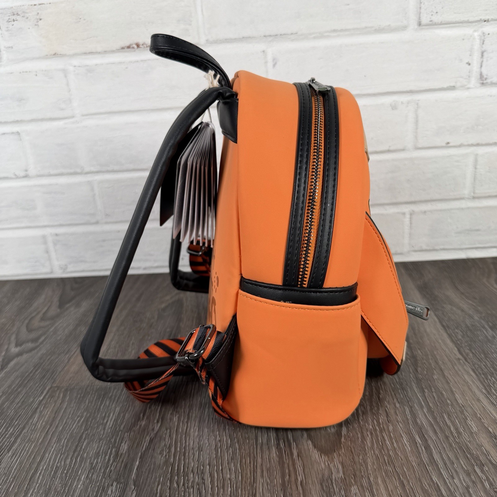 Loungefly Trick ‘R Treat Flaming Pumpkin Head Sam Light Up Glow Mini Backpack
