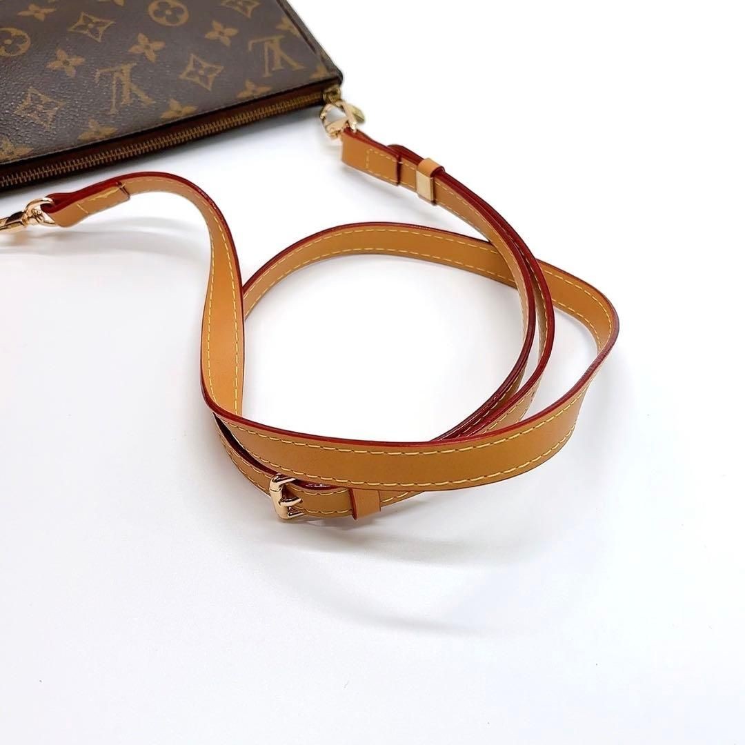 LOUIS VUITTON Bag: Pochette Accessoires Brown W20×H12×D3cm w/o accessories;