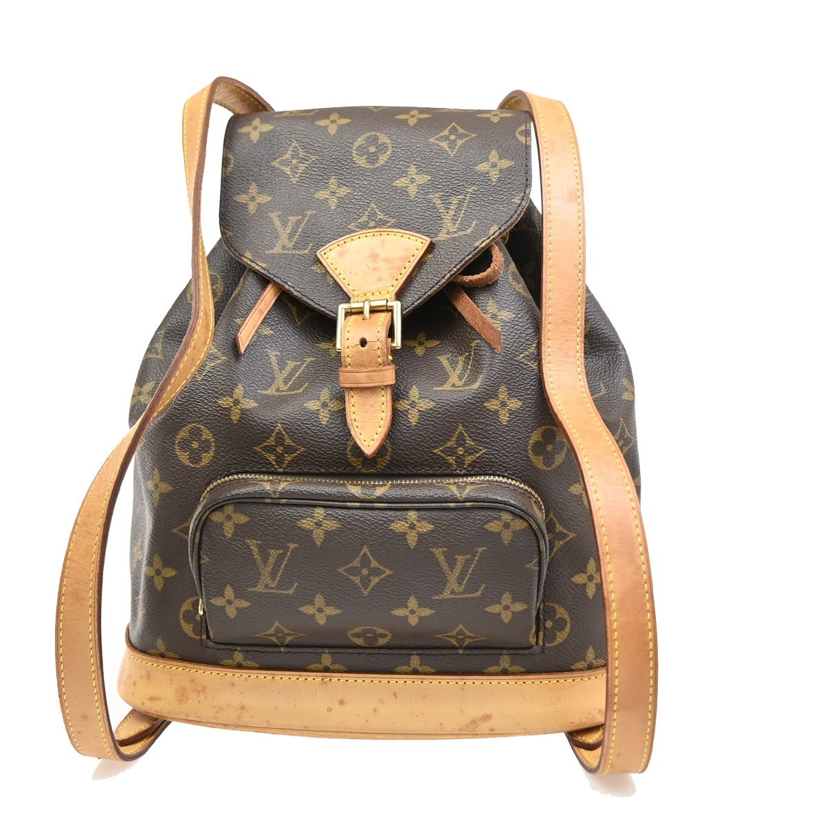 LOUIS VUITTON Montsouris MM Backpack Bag Monogram M51136 France 77KD224