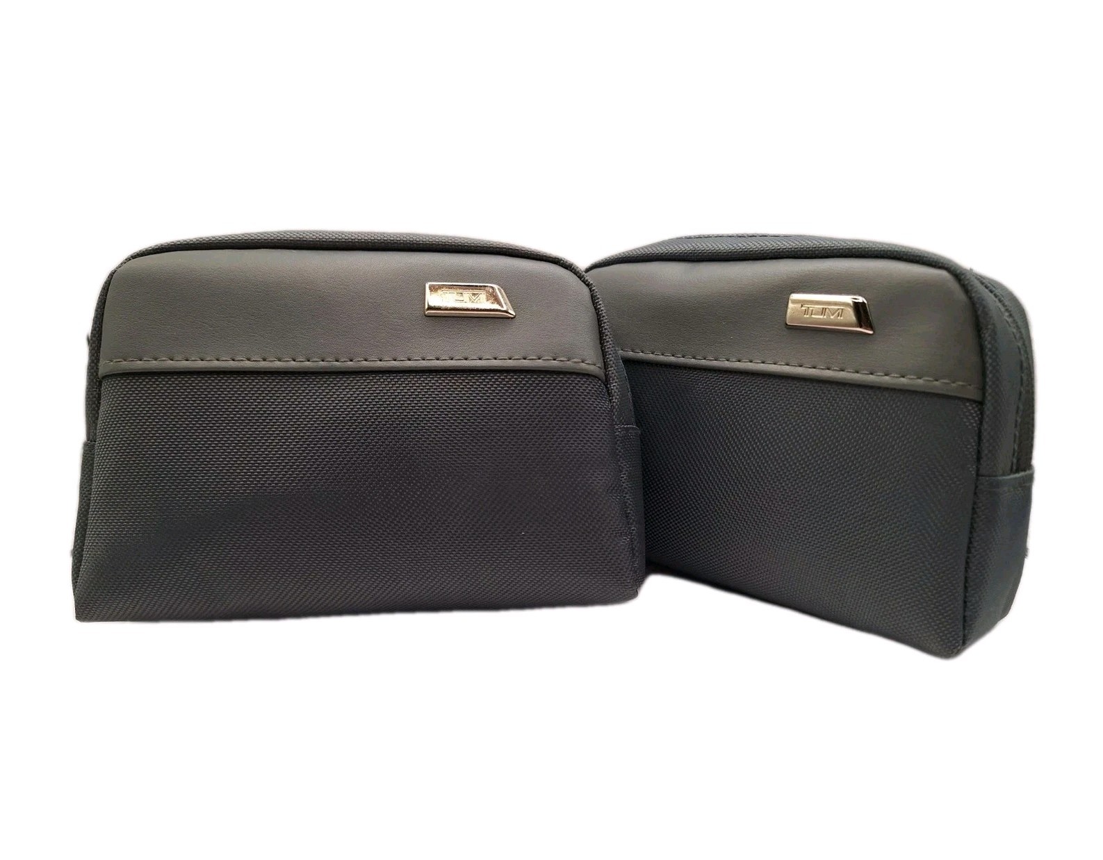 TUMI for Delta Travel Amenity Toiletry Cases Bags Set of 2 No contents included