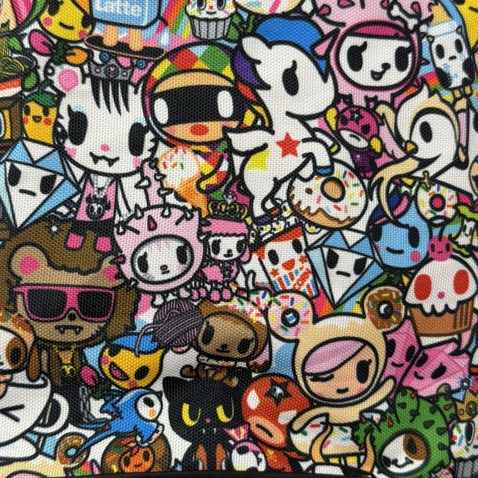 Tokidoki Drawstring Small Duffle Crossbody Bag Bucket Purse Straps Lightweight