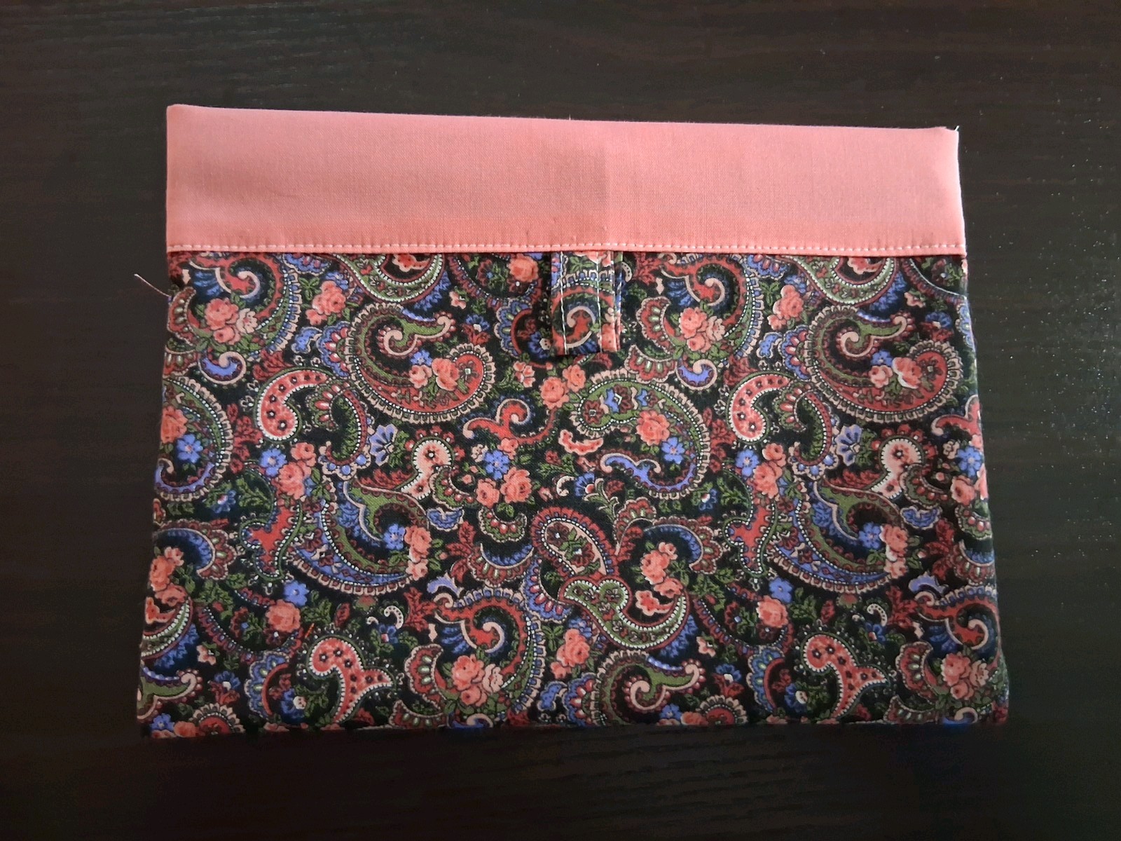 Snap Bag, Handmade, Paisley